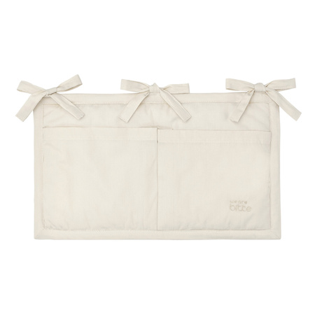 We Are Bitte Organizer na łóżeczko dziecięce, oat