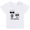 KARL LAGERFELD Kids Komplet dziecięcy dla chłopca - t-shirt i spodnie