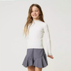 TWINSET Girls ribbed turtleneck jumper
