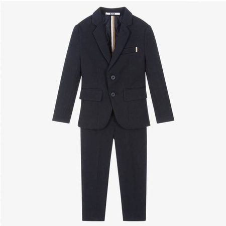 BOSS Kids Boys two-piece navy suit