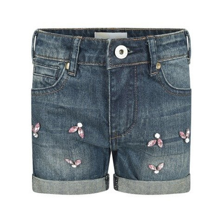 RELISH Spodenki dżinsowe ozdobione biżuterią