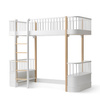 OLIVER FURNITURE Ліжко Wood Original Loft Mezzanine 90x200 см, білий/дубовий колір