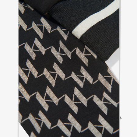 KARL LAGERFELD KIDS Brown and black mpnogram print hoddie