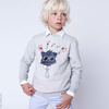 KARL LAGERFELD KIDS Spodenki chłopięce jeansowe 