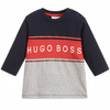 BOSS Kids T-shirt niemowlęcy dla chłopca z długim rękawem