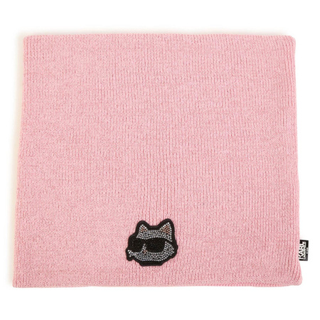 KARL LAGERFELD Kids Girls pink choupette cat snood