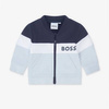 BOSS Kids Boys boys two-piece logo tracksuit in blue