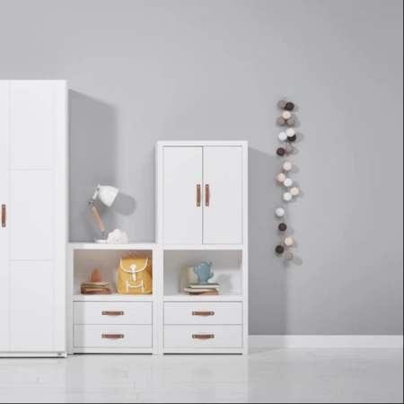 LIFETIME Kidsrooms Bookcase with three shelfs, wite