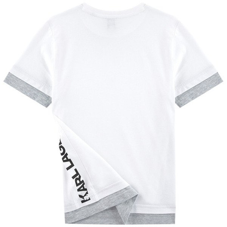 KARL LAGERFELD Kids T-shirt chłopięcy z krótkim rękawem