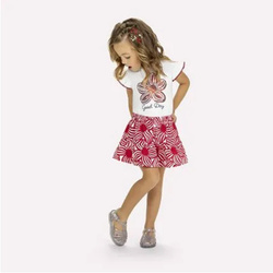 LILI GAUFRETTE Girl's t-shirt and skirt set