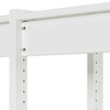 Hoppekids Hoppekids Shelf with 2 sections, 4 shelves, bed in 70x160 cm, and desk in 80 cm, White