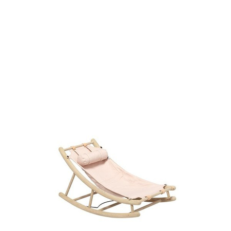 OLIVER FURNITURE Wood baby & toddler rocker, oak/rose