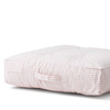 OLIVER FURNITURE FLOOR CUSHION, ROSE STRIPED