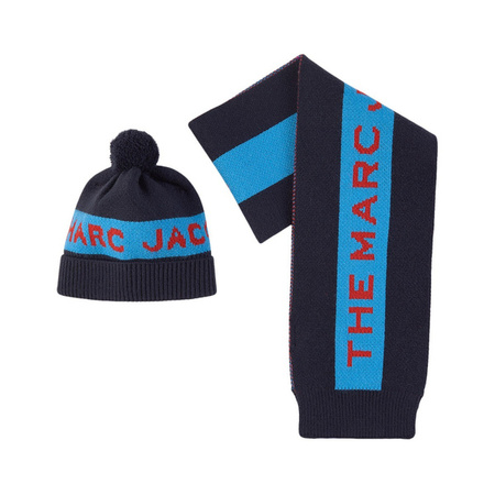 THE MARC JACOBS Logo hat and scarf set