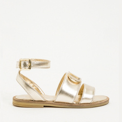 TWINSET Girls sandals in platinum