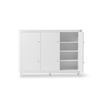 OLIVER FURNITURE WOOD MULTI CUPBOARD 3 DOORS - WHITE