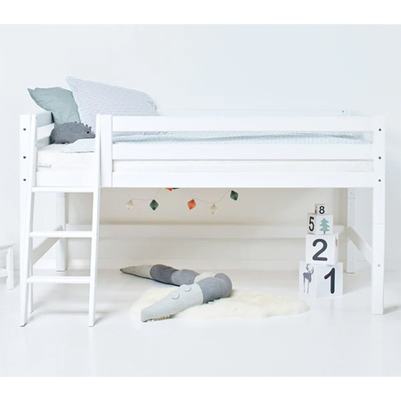 Hoppekids ECO Luxury low bunk bed with slopped ladder ladder 120x200 cm