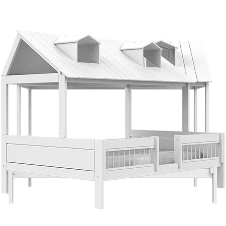 LIFETIME Kidsrooms Łóżko dziecięce Beach House 140x200, białe