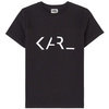 KARL LAGERFELD KIDS T-shirt dziecięcy z krótkim rękawem czarny