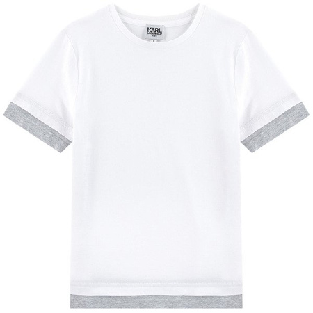 KARL LAGERFELD Kids T-shirt chłopięcy z krótkim rękawem
