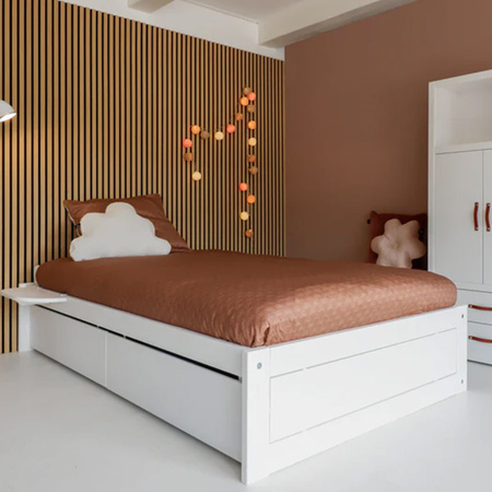  OLIVER FURNITURE Łóżeczko dziecięce Seaside Lille bez tapczanika junior 