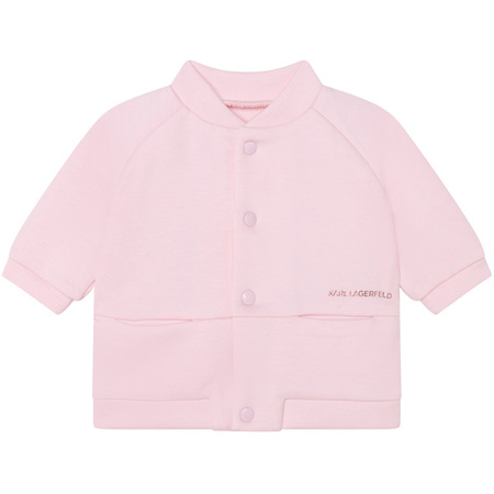 KARL LAGERFELD Kids Baby girls pink and white set