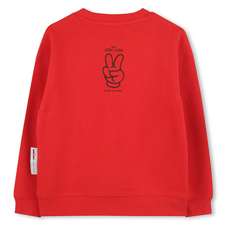 THE MARC JACOBS Дитячий світшот MICKEY MOUSE, червоний