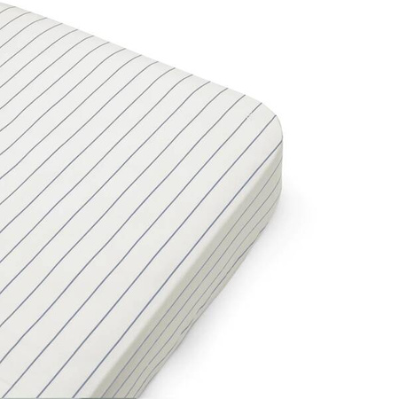 OLIVER FURNITURE FITTED ADULT SHEET 120X200 CM, SAIL STRIPES