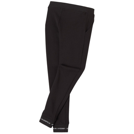 KARL LAGERFELD Kids Heather tracksuit pants