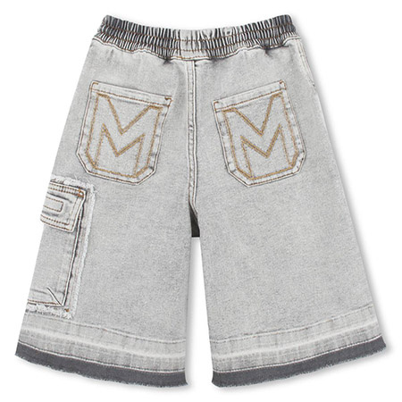 THE MARC JACOBS Bermudy chłopięce szaro-czarne