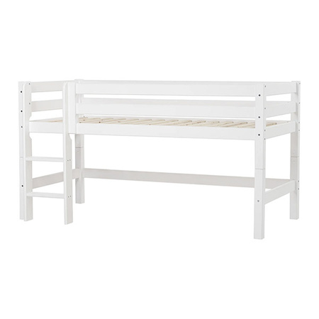 Hoppekids ECO Luxury low bunk bed with straight ladder 90x200cm