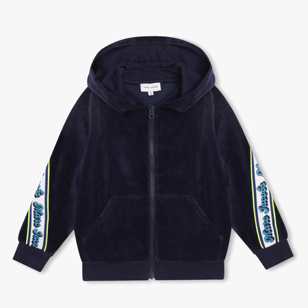 THE MARC JACOBS Bluza chłopięca z kapturem granatowa