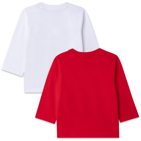 TIMBERLAND Komplet dwóch t-shirtów dziecięcych z długim rękawem z logo