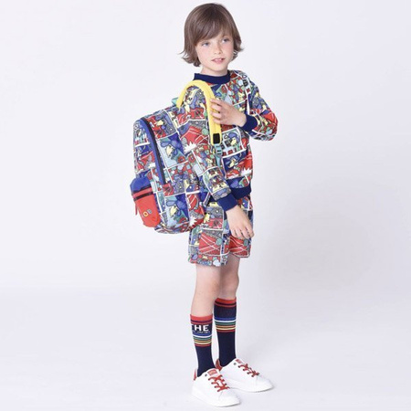 Little Marc Jacobs Plecak dziecięcy z nadrukiem komiksu