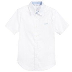 BOSS KIDS Boys white shirt