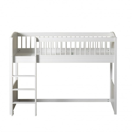  OLIVER FURNITURE Łóżko dziecięce Seaside Lille Low Loft 68x168cm