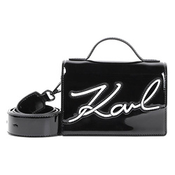 KARL LAGERFELD Kids Girls MINI MI Girls' Black Shoulder Bag