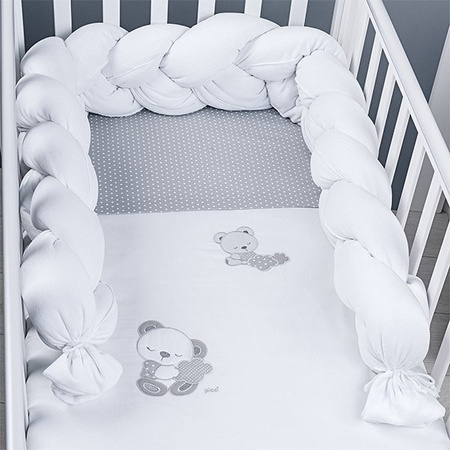 PICCI Sleepy Ochraniacz do łóżeczka perłowy