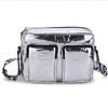 KARL LAGERFELD Kids Girls MINI MI Crossbody bag in silver