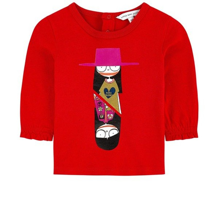 THE MARC JACOBS T-shirt niemowlęcy dla dziewczynki z długim rękawem Miss Marc