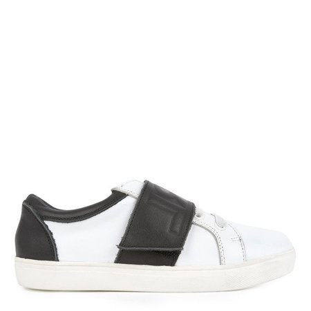 KARL LAGERFELD KIDS Buty dziewczęce skórzane