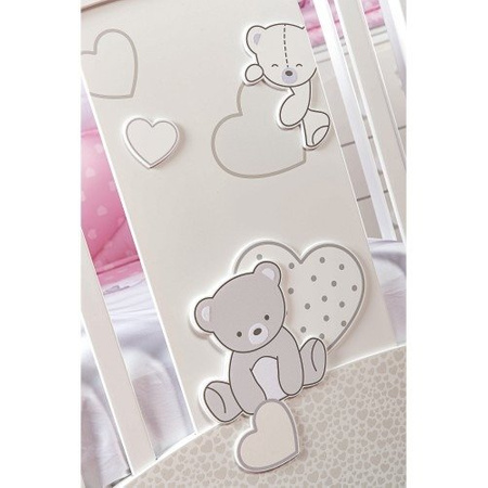  PICCI AMELIE Łóżeczko dziecięce białe