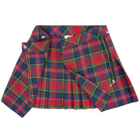 JUNIOR GAULTIER Spódnica dziewczęca w kratę