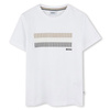 BOSS KIDS T-shirt chłopięcy z krótkim rękawem biały 