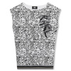 KARL LAGERFELD Girls sleeveless black and white dress