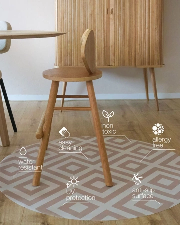 EEVEVE Mata podłogowa Splat mat Modern Blocks - Desert Sand