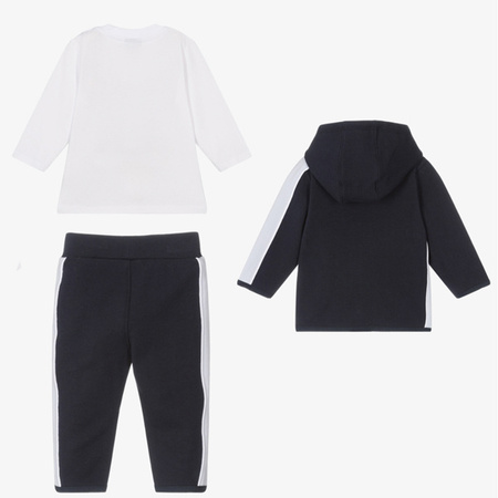 BOSS KIDS Boys navy 3-piece tracksuit