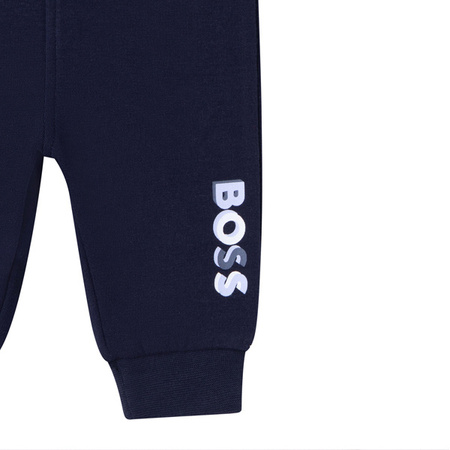 BOSS KIDS Boys Blue Cotton Tracksuit Pants