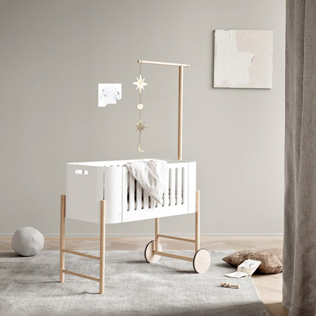 OLIVER FURNITURE HOLDER FOR WOOD CO-SLEEPER BED CANOPY & MOBILE, OAK