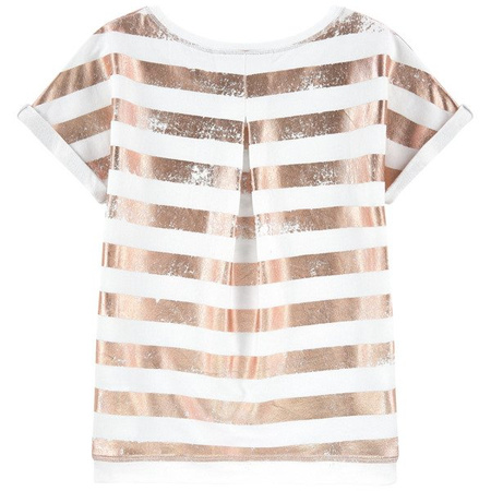 DKNY T-shirt w paski